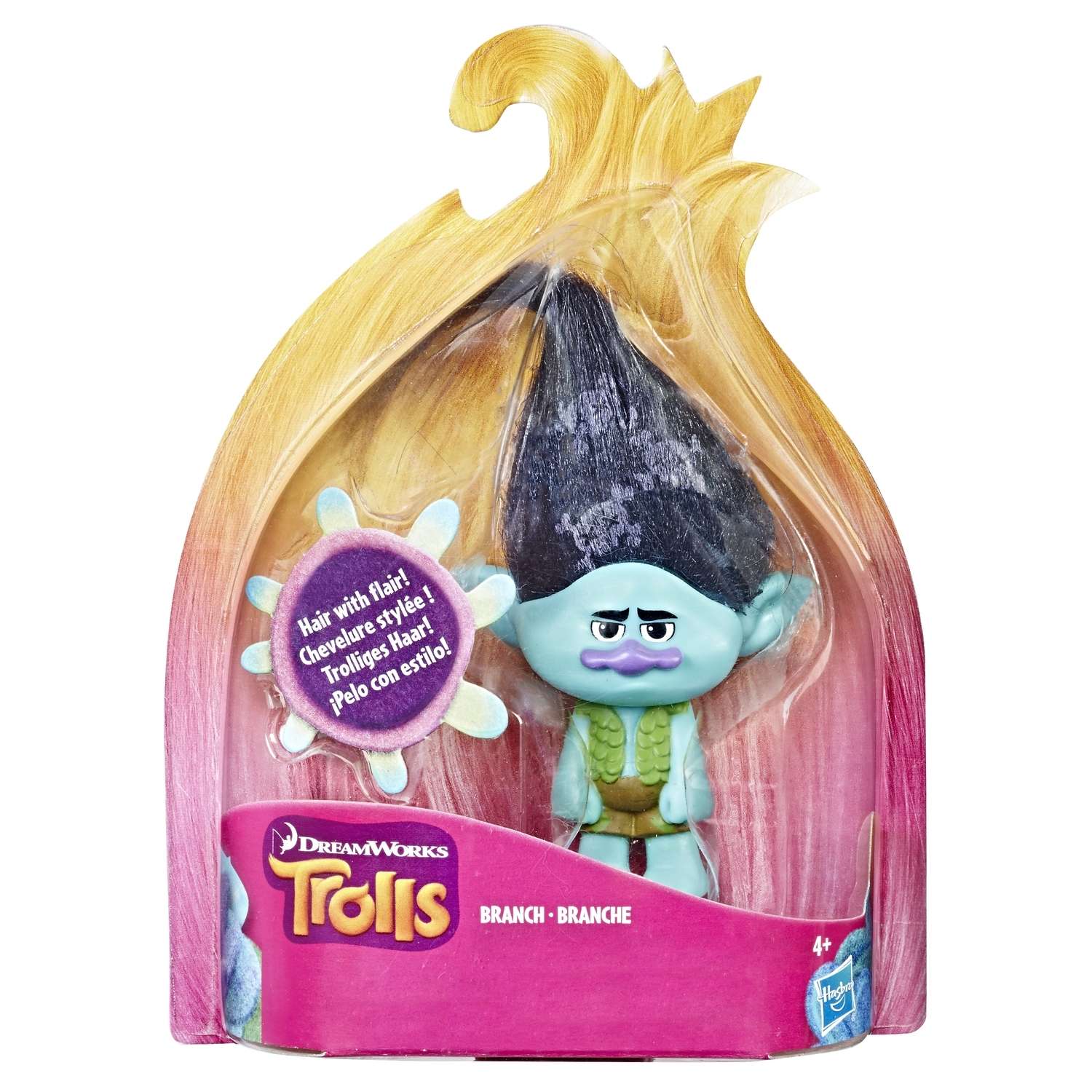 Коллекционная фигурка Trolls тролля Цветан с прической (C2781EU40) - фото 2