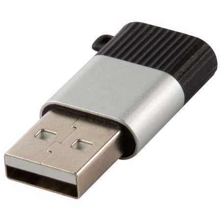 Адаптер-переходник RedLine Jumper Type-C – USB до 3А черно-серебристый