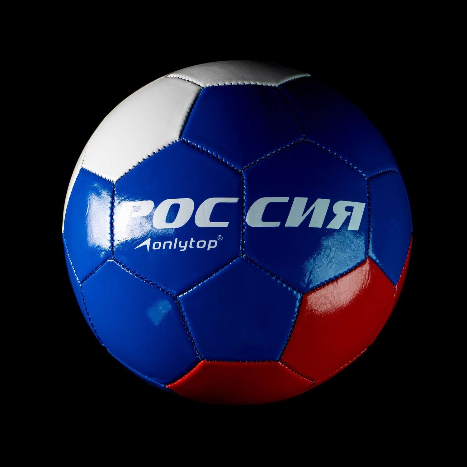 Мяч ONLITOP футбольный «Россия». ПВХ. машинная сшивка. 32 панели. размер 5. 278 г - фото 6