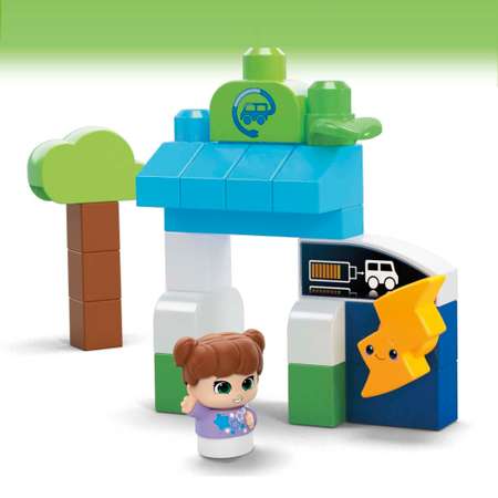 Конструктор Mega Bloks Green Town Charge and Go Bus блочный