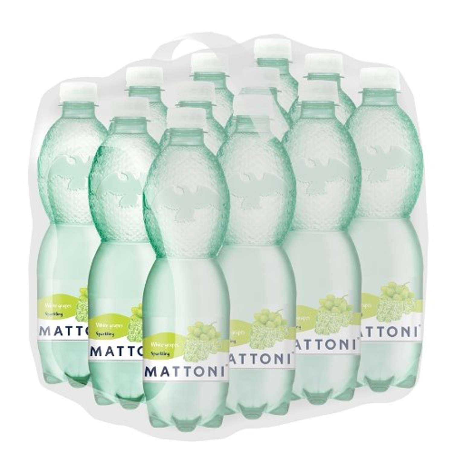 Напиток газированный Mattoni с белым виноградом 0.5 л упаковка 12 шт - фото 1