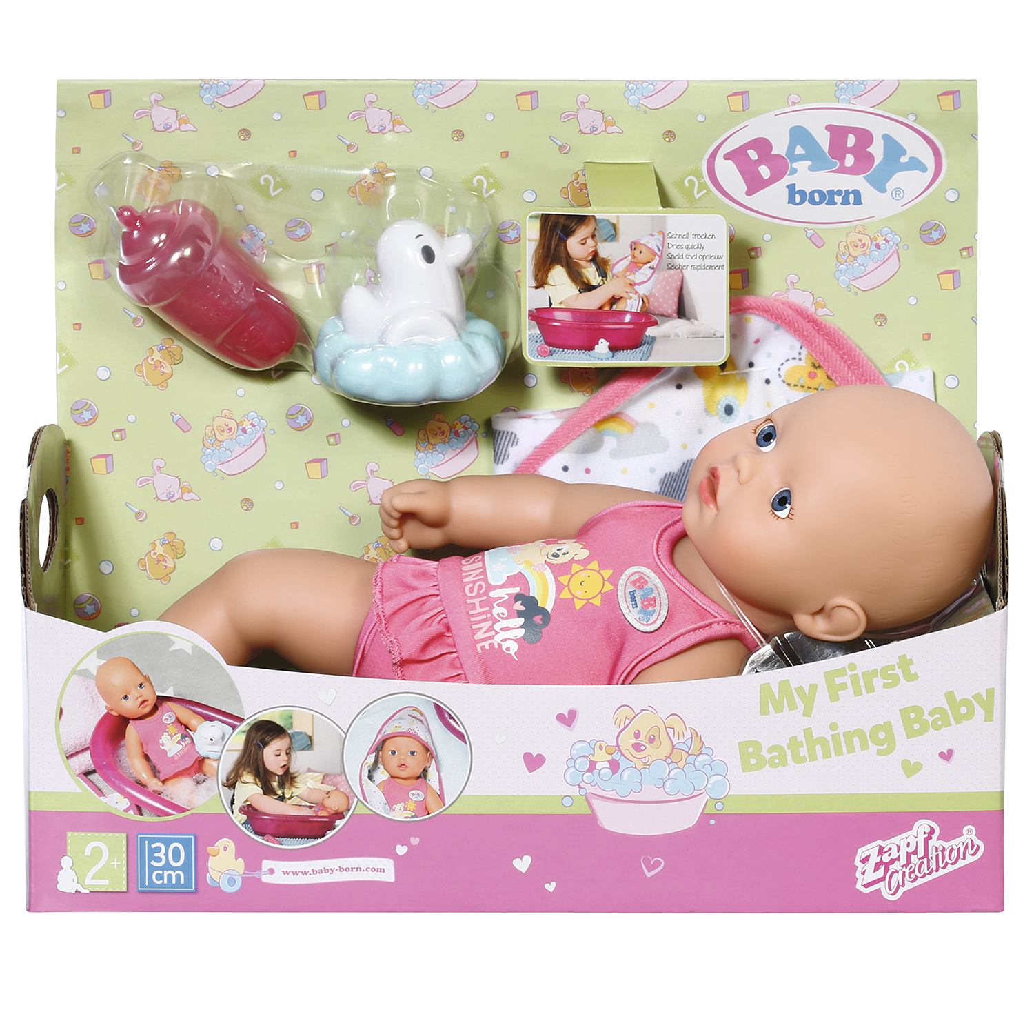 Кукла для игры в воде Zapf Creation Baby Born My First 827-345 купить по  цене 1819 ₽ в интернет-магазине Детский мир