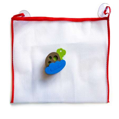 Сумка-сетка ElBascoToys для хранения игрушек в ванной с игрушкой для купания Черепаха