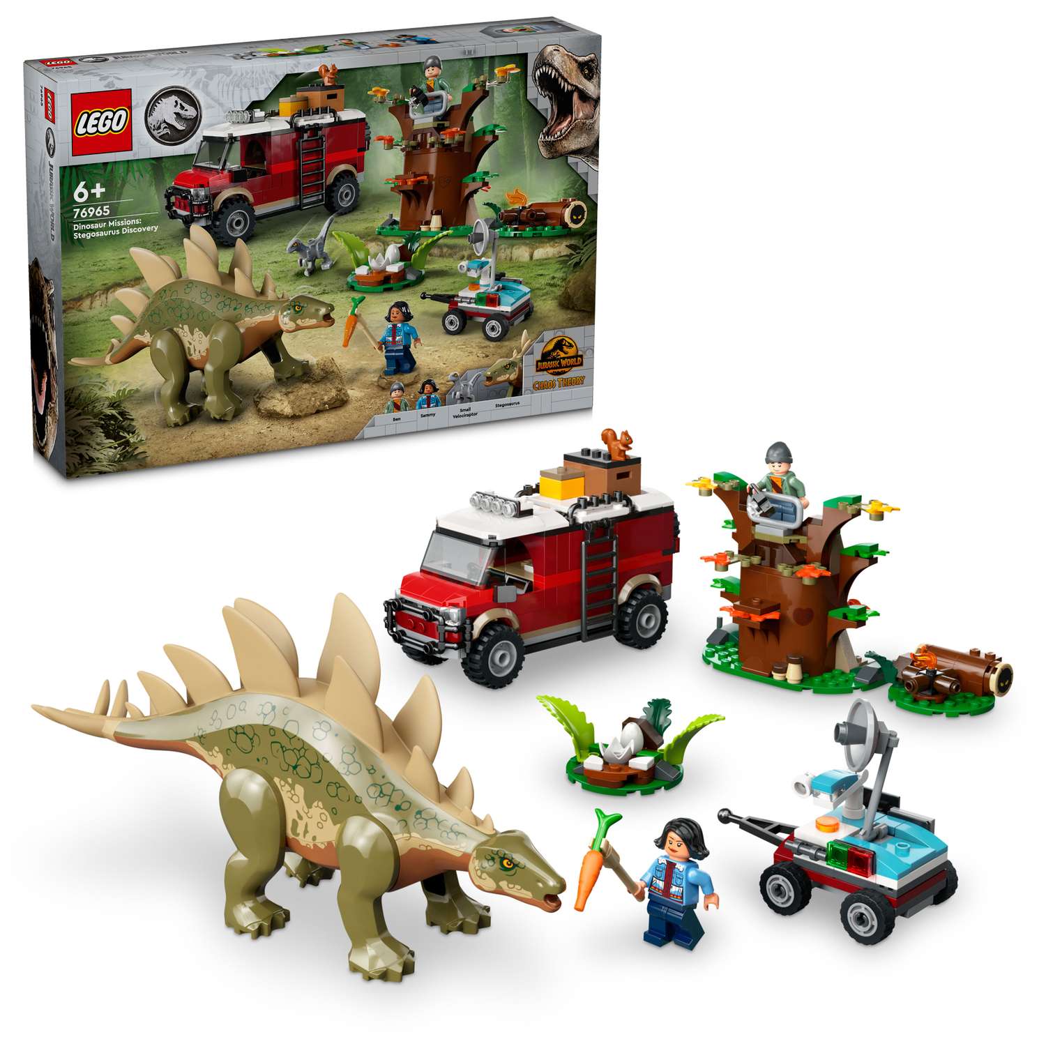 Конструктор LEGO Jurassic world Миссии динозавров: открытие стегозавра 76965 - фото 1