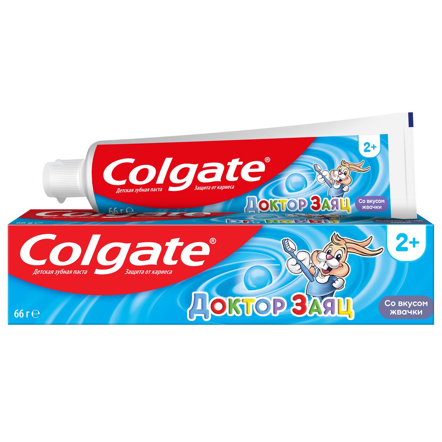 Зубная паста Colgate Доктор Заяц со вкусом жвачки c 2лет 50мл - фото 7