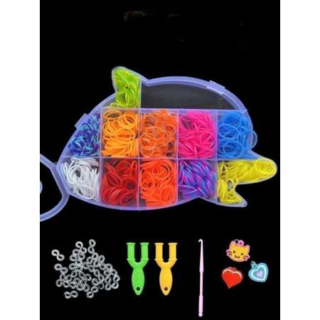 Набор для плетения браслетов из резинок Rainbow Loom + большой станок