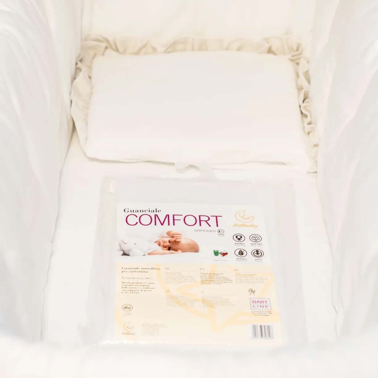 Подушка для новорожденных Italbaby Comfort 23х32 см - фото 9