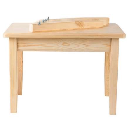 Стол Мебель для дошколят деревянный для детей от 4 до 8 лет с дополнительными ножками