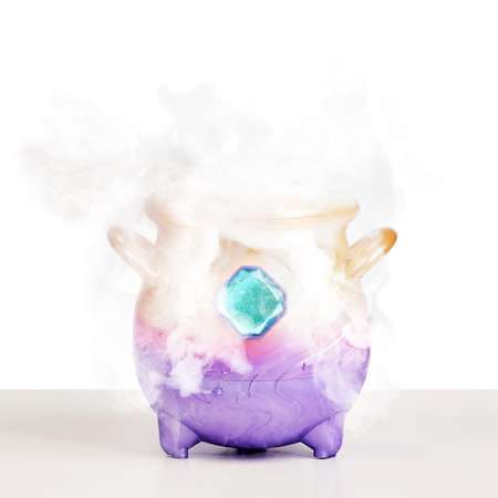Игровой набор Magic Mixies Интерактивная игрушка Волшебный котел голубой
