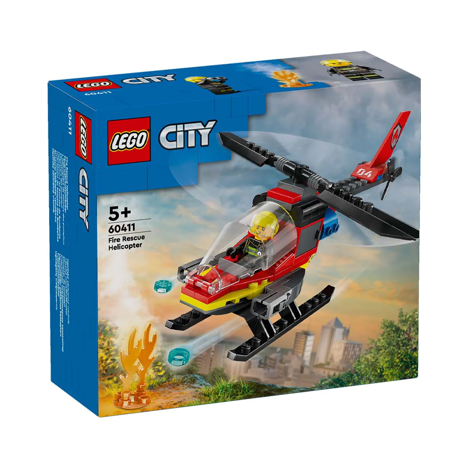 Конструктор детский LEGO City Пожарно-спасательный вертолет 60411 - фото 10