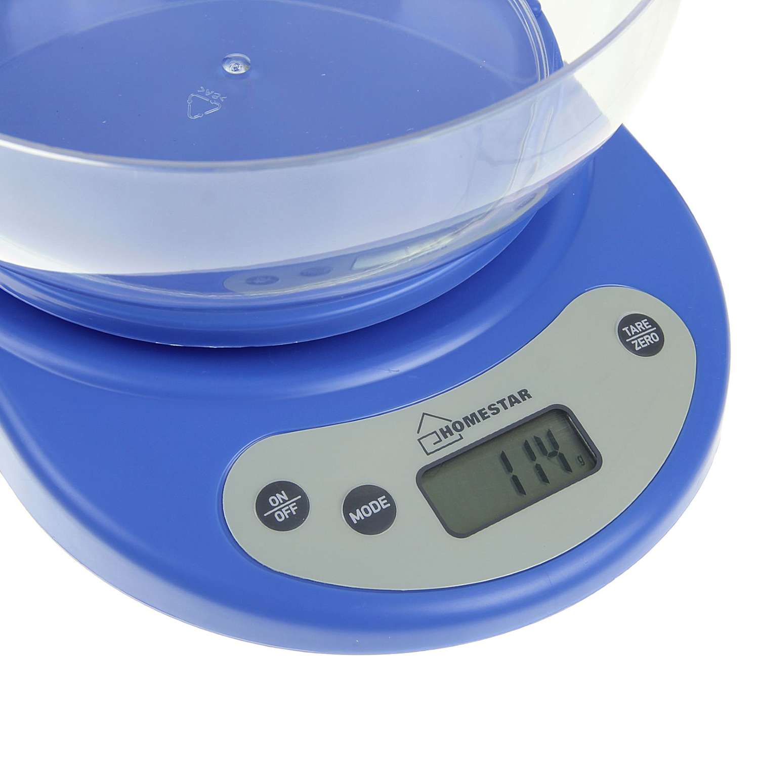 Весы кухонные Luazon Home HS-3001 электронные до 5 кг автоотключение голубые - фото 2
