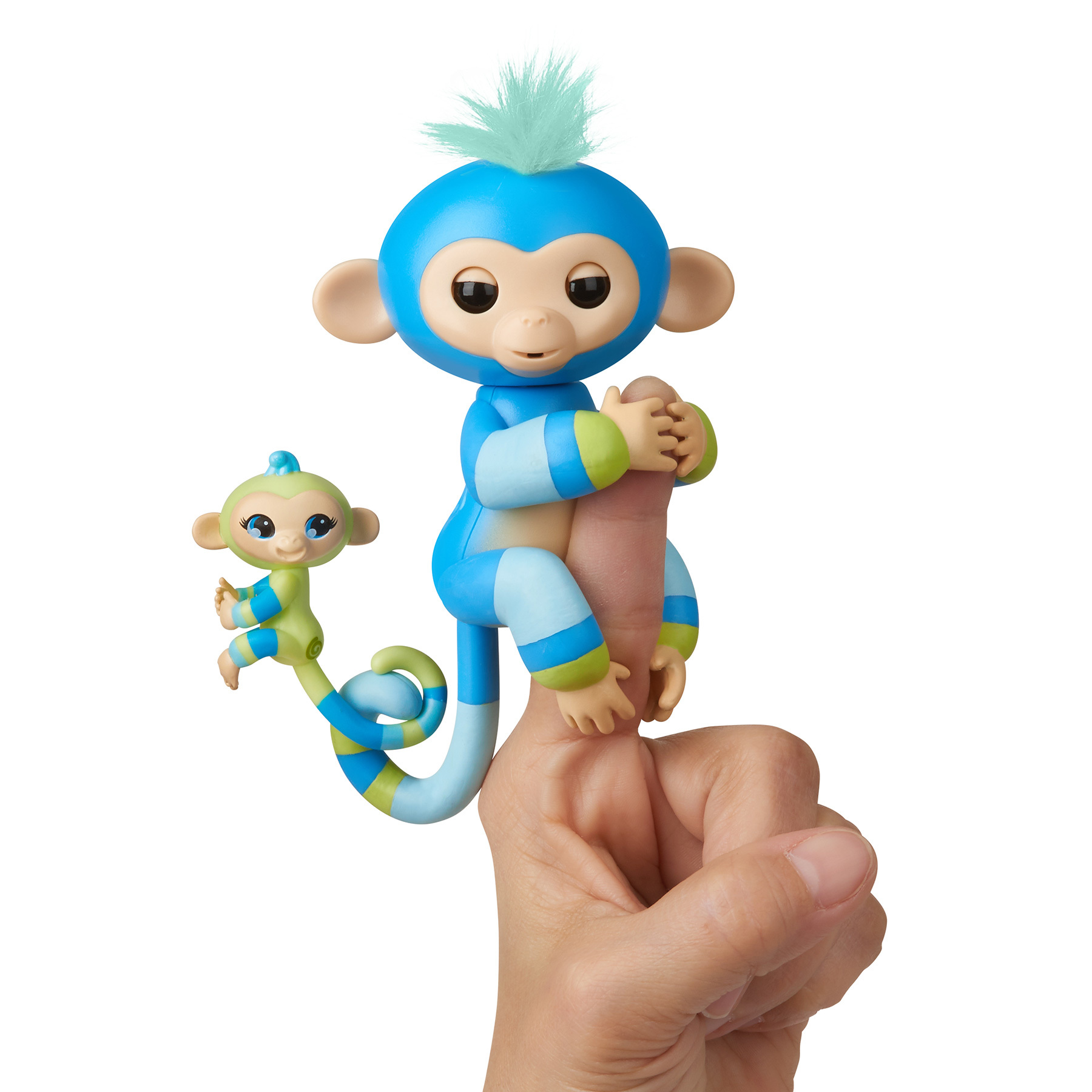 Игрушка Fingerlings Обезьянка Билли с малышом интерактивная 3541 - фото 3