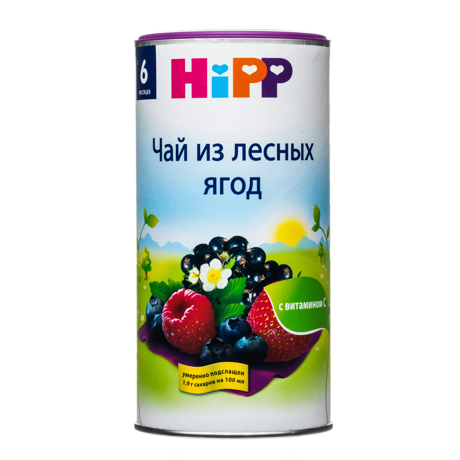 Чай Hipp лесная ягода 200г с 6месяцев купить по цене 468 ₽ в  интернет-магазине Детский мир