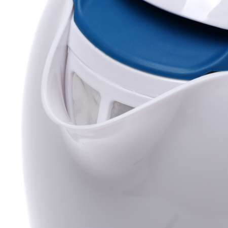 Чайник Energy электрический E-293 пластик 1.7 л 2200 Вт бело-голубой