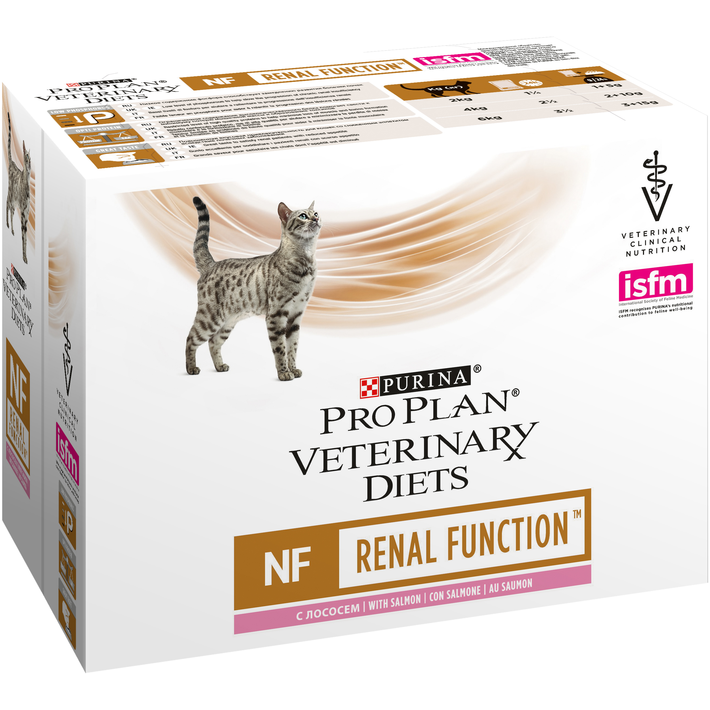 Влажный корм для кошек Purina Pro Plan Veterinary diets 0.085 кг лосось (при заболеваниях почек, лечебный) - фото 3