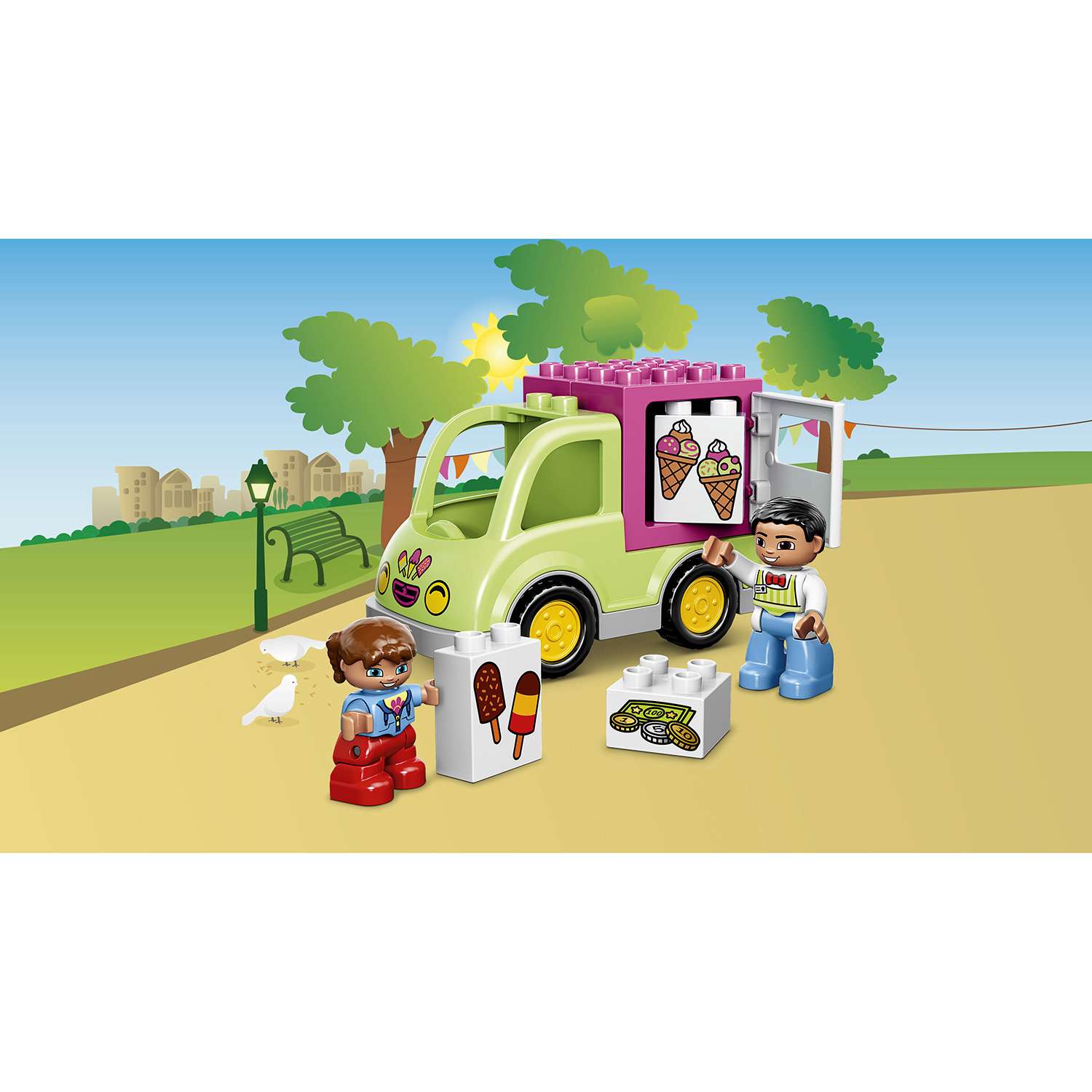 Конструктор LEGO DUPLO Town Фургон с мороженым (10586) - фото 4