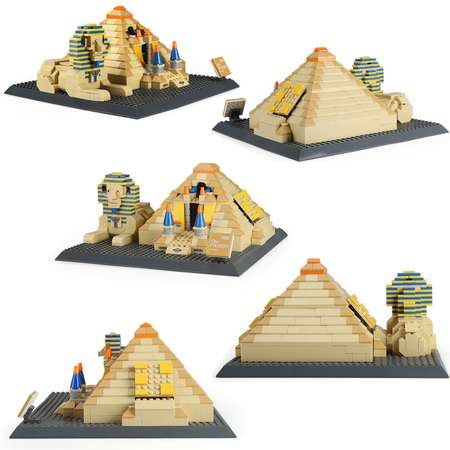 Конструктор пластиковый Wange Пирамиды Гизы 643 детали