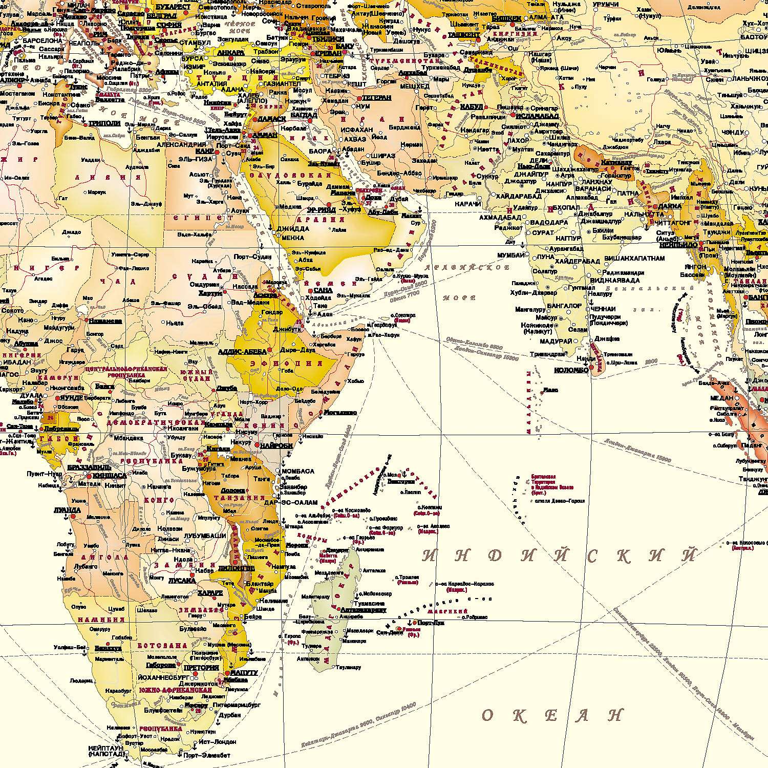 Карта мира РУЗ Ко Интерьерная. Экодизайн. - фото 2