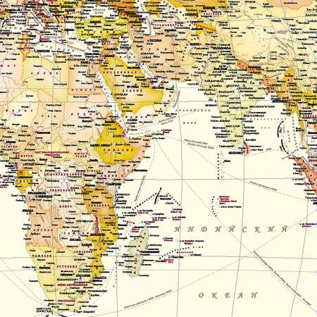 Карта мира РУЗ Ко Интерьерная. Экодизайн.