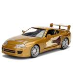 Машина Jada Fast and Furious 1:24 Toyota Supra 1995 Золотая 99540