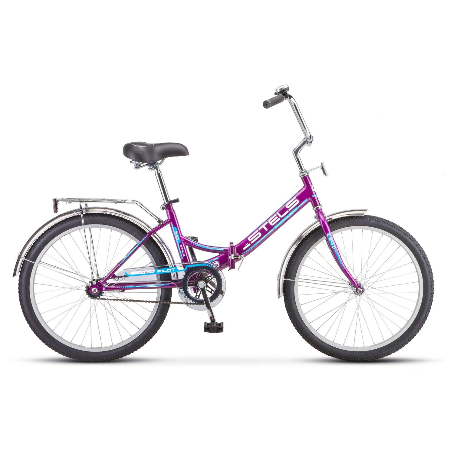 Велосипед STELS Pilot-710 24 Z010 16 Фиолетовый - фото 1
