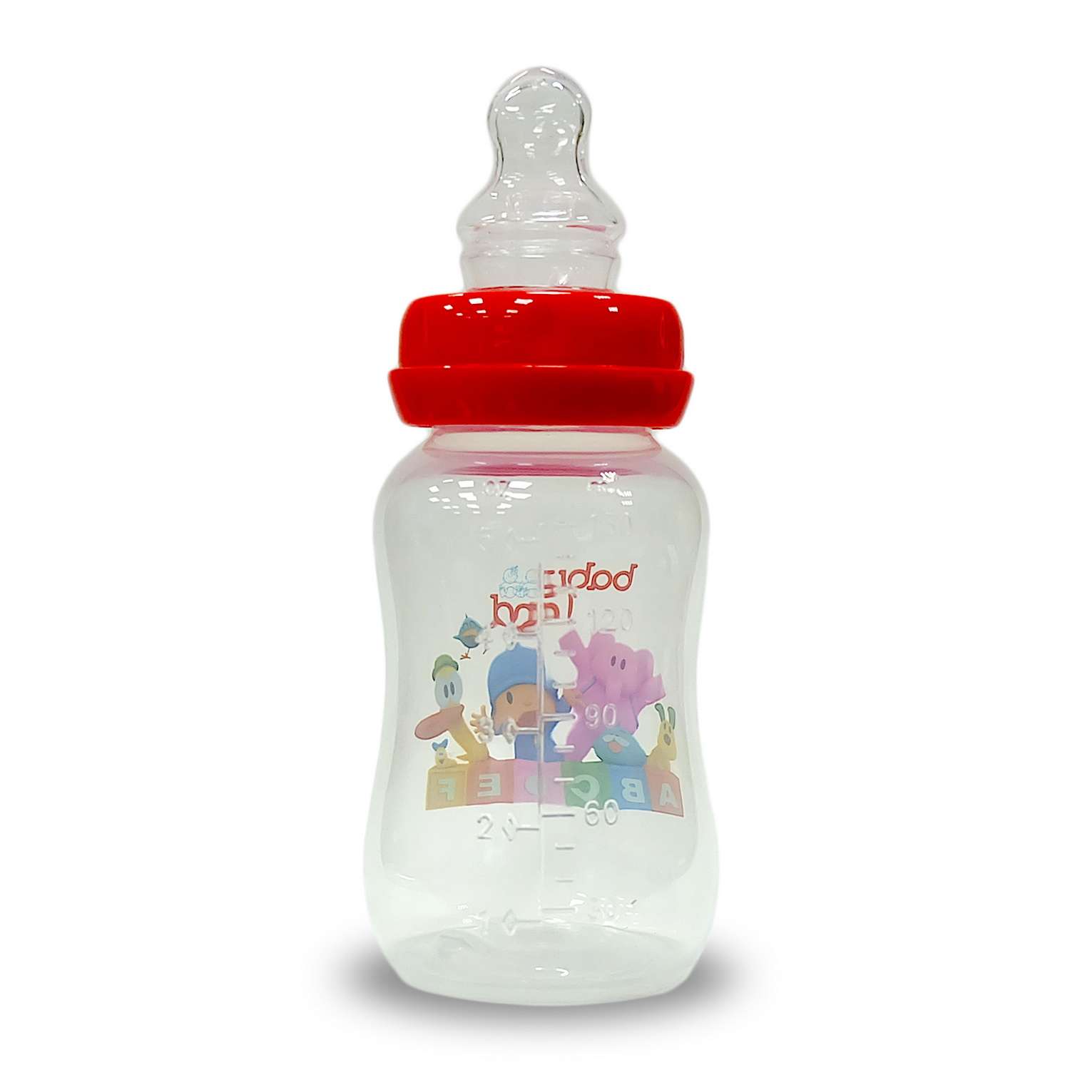 Бутылочка Baby Land 150мл с силиконовой анатомической соской Air System красный - фото 2