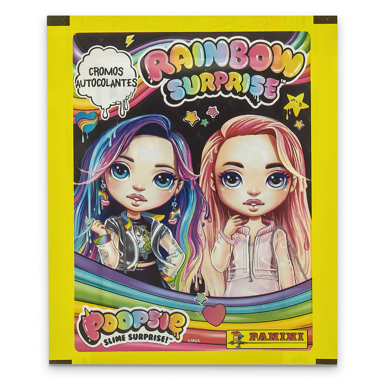 Наклейки коллекционные Panini Poopsie rainbow surprise блистер с 6 пакетиками - фото 3