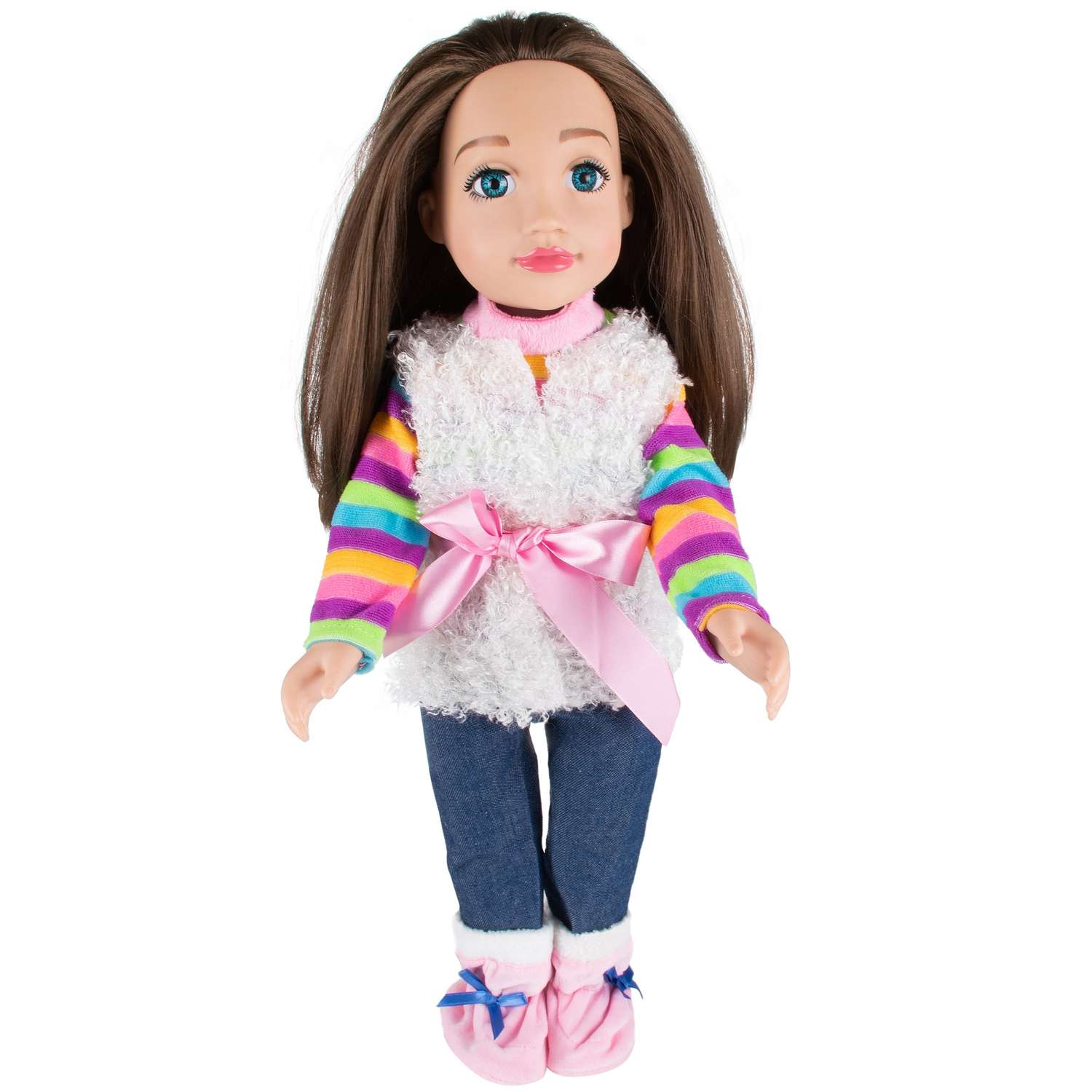 Интерактивная кукла Полина 30 см, 100 фраз КАРАПУЗ