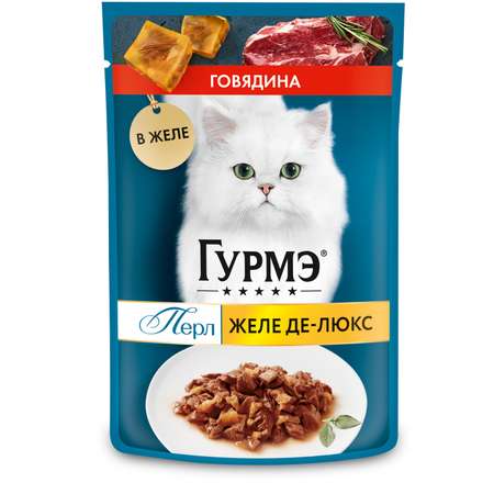 Корм для кошек Гурмэ 75г Нежное филе с говядиной