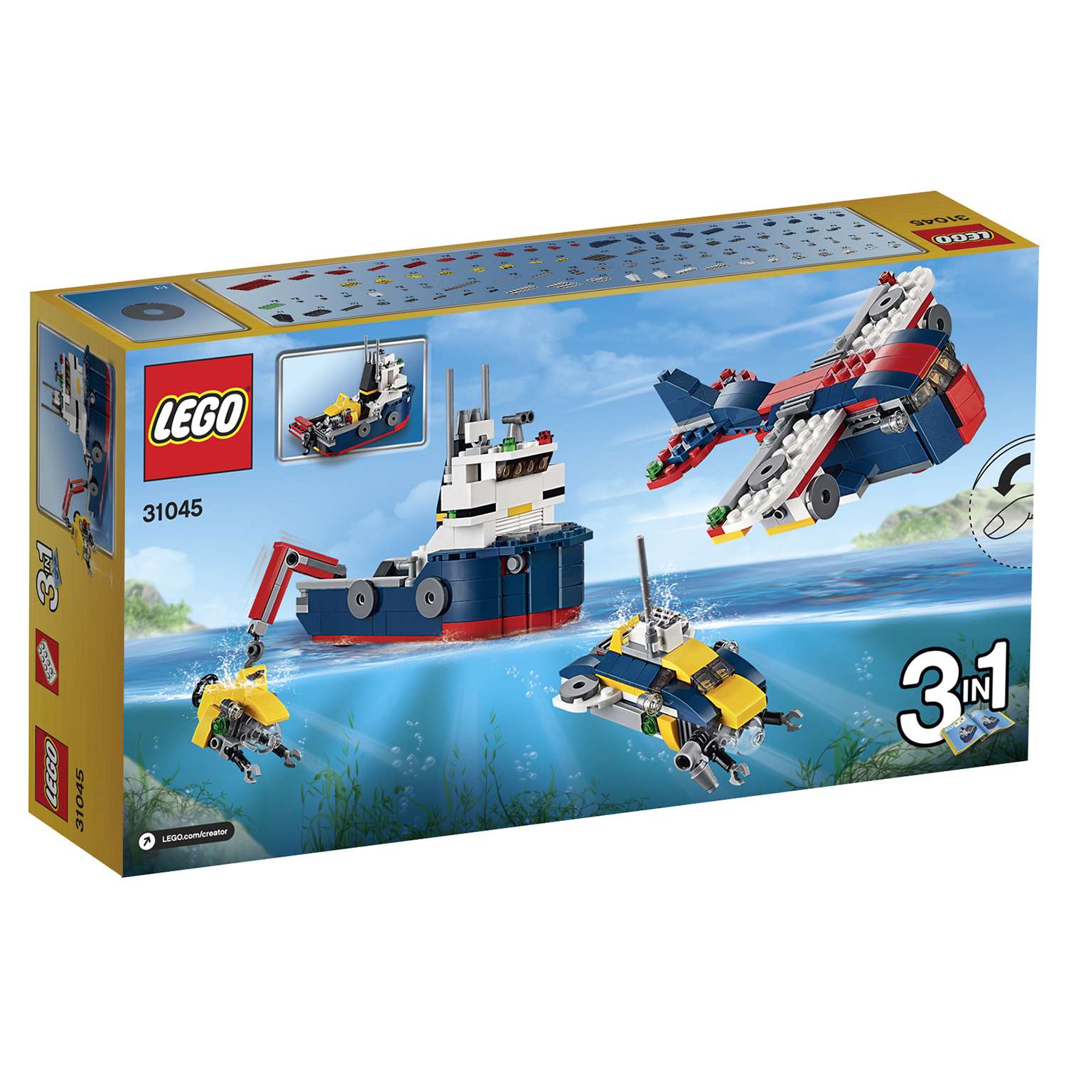Конструктор LEGO Creator Морская экспедиция (31045) - фото 3