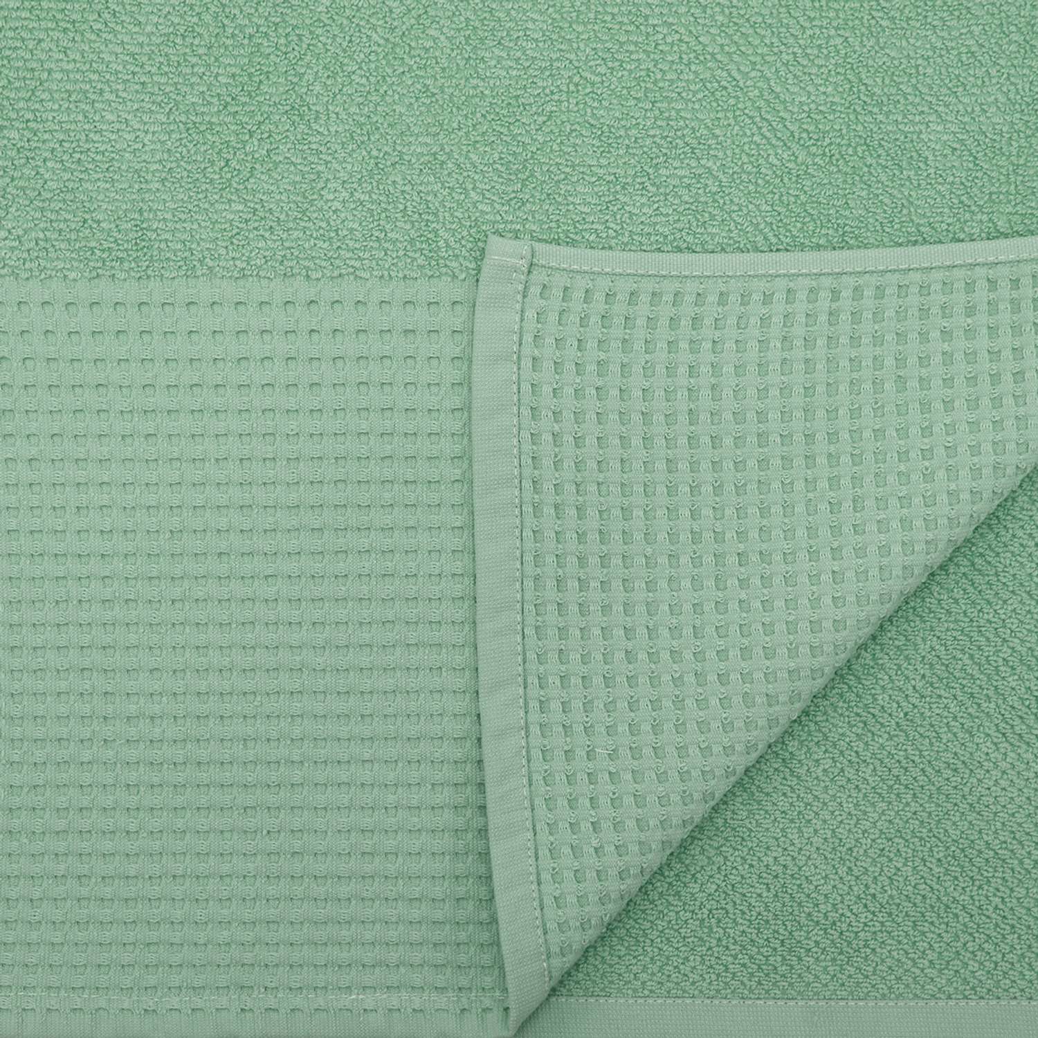 Махровое полотенце Bravo Альмира L 70х130 см зеленое - фото 2