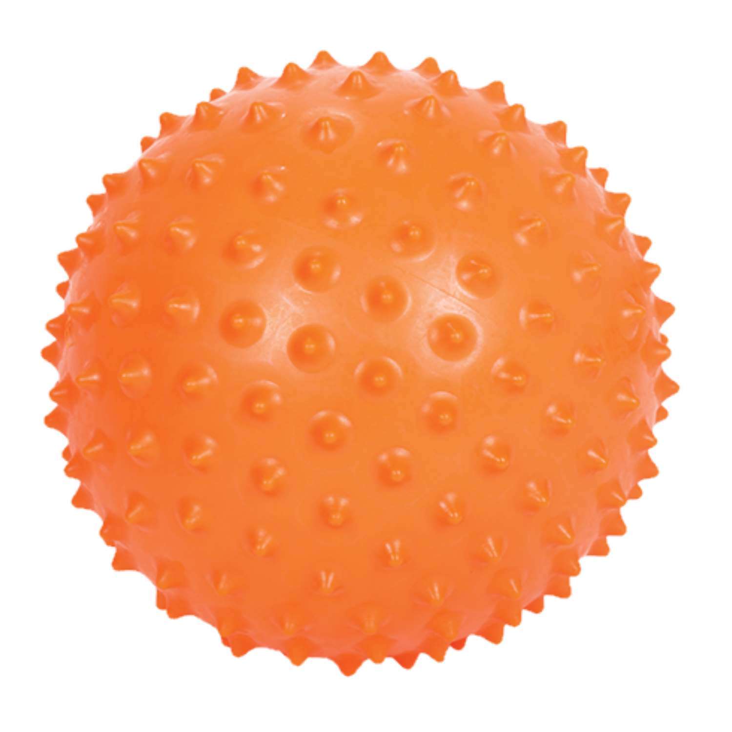 Мяч Trives массажный диаметр 20см оранжевый без насоса М-120 - фото 1