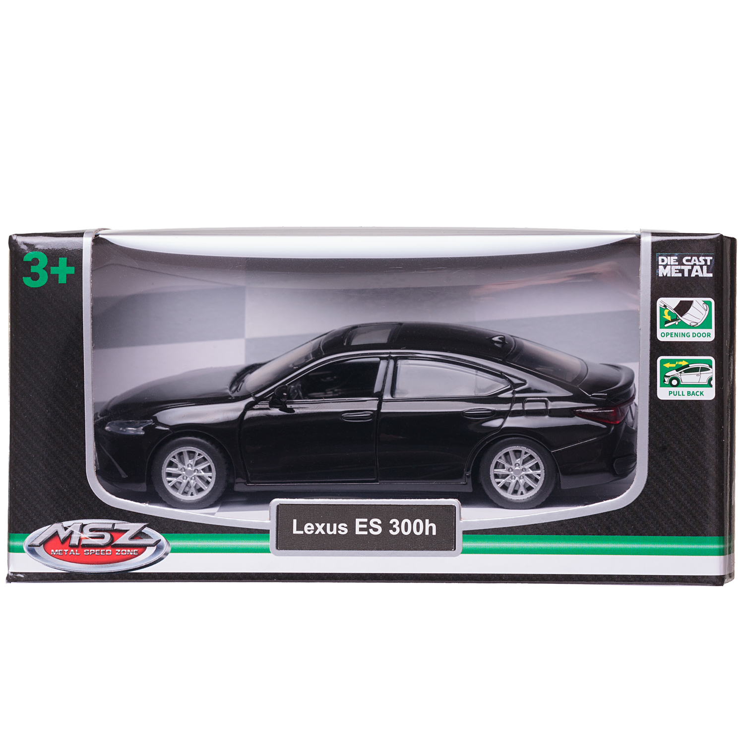 Автомобиль Abtoys Lexus MSZ 1:43 инерционный черный WE-15971B - фото 2