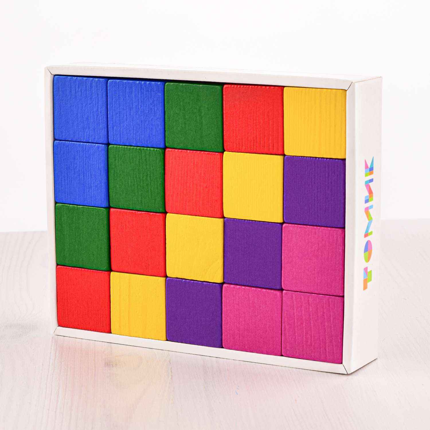 Кубики Томик Цветные 20 штук 2323 - фото 13