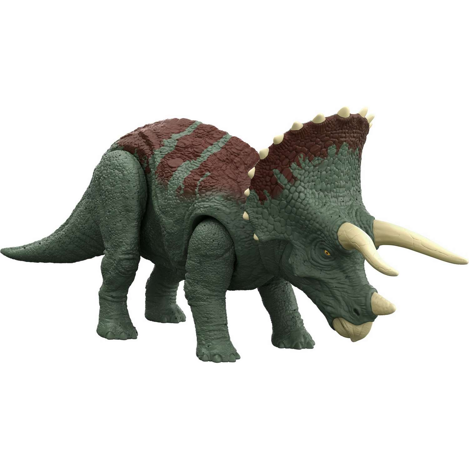Фигурка Jurassic World Новые рычащие динозавры Трицератопс HDX34 - фото 1