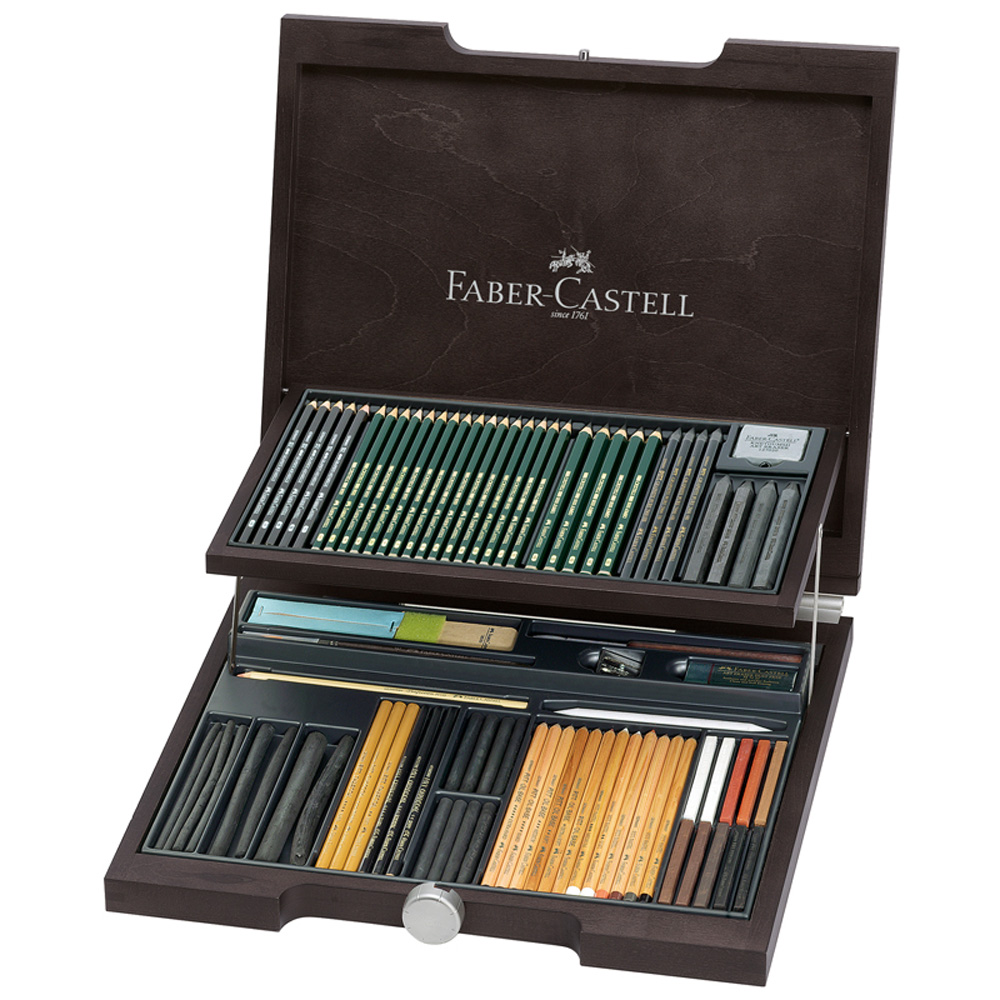 Набор художественных изделий Faber Castell Pitt Monochrome 85 предметов - фото 3