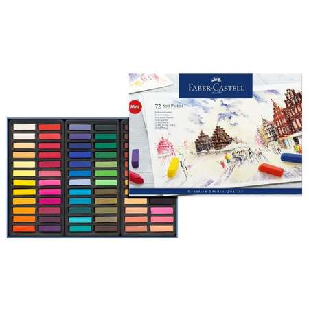 Пастель FABER CASTELL Soft pastels 72 цвета мини