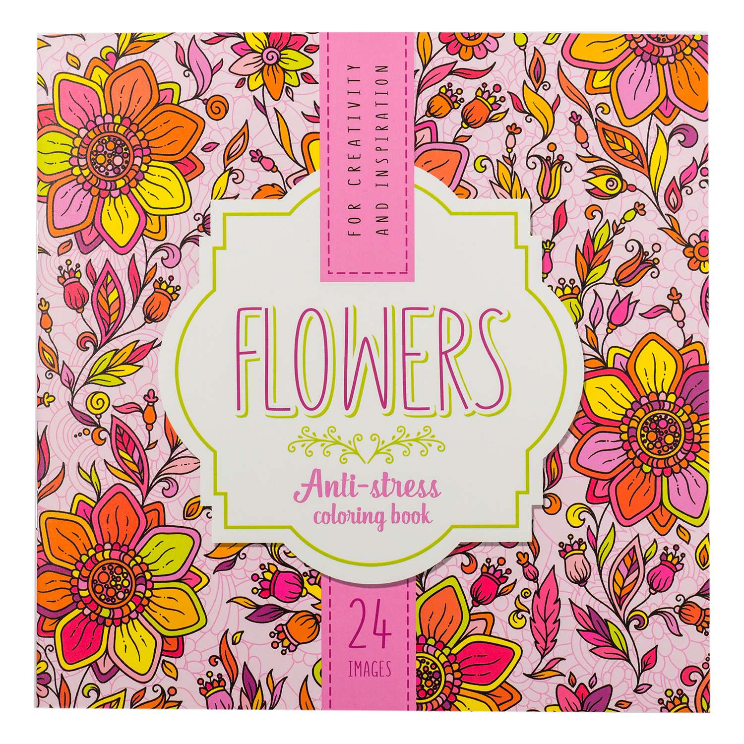 Раскраска-антистресс Bourgeois Flowers - Цветы 19178 - фото 1