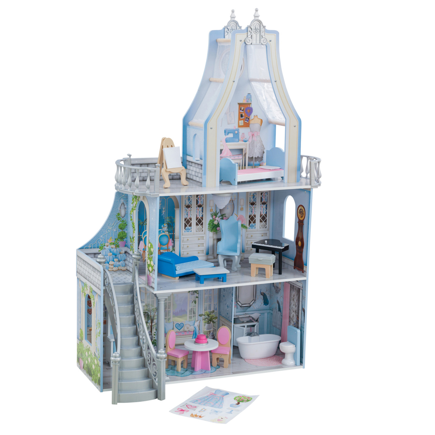Кукольный домик  KidKraft Волшебные мечты с мебелью 16 предметов свет звук 65981_KE 65981_KE - фото 13