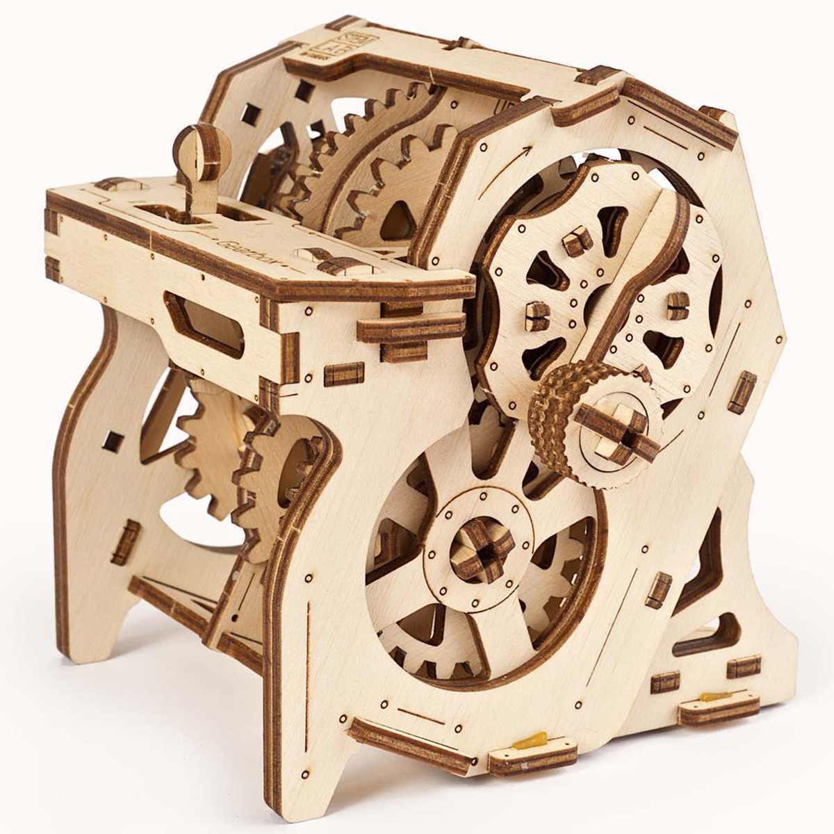 Сборная деревянная модель UGEARS Коробка передач STEM 3D-пазл механический конструктор - фото 5