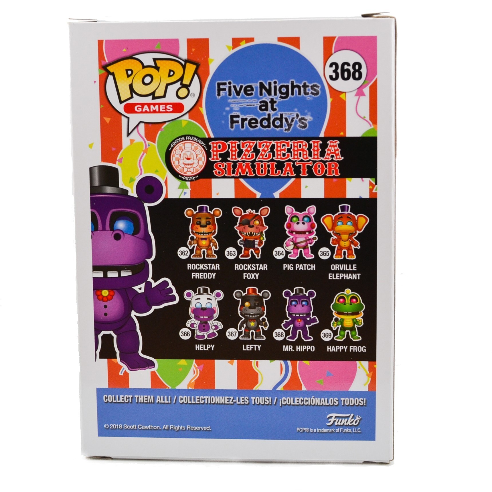 Фигурка Funko Pop vinyl Games Fnaf pizza Lefty Fun1487 - фото 6