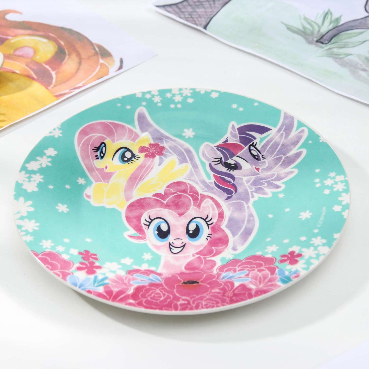 Набор посуды детский Hasbro My Little Pony кружка миска тарелка - фото 3
