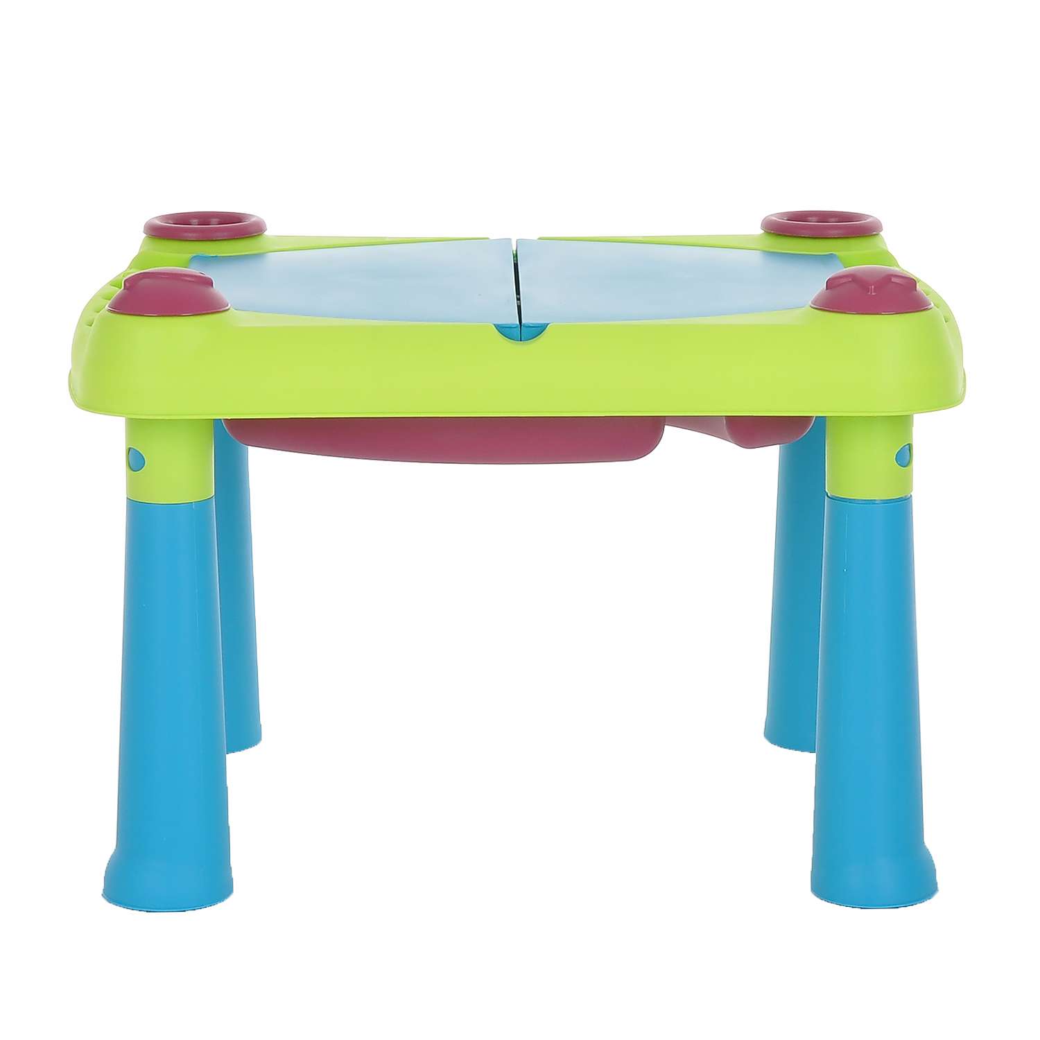 Игровой стол Keter Creative для детского творчества и игры с водой и песком Зеленый+Фиолетовый - фото 2