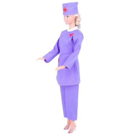 Костюм медсестры Модница для куклы 29 см 4747 сиреневый