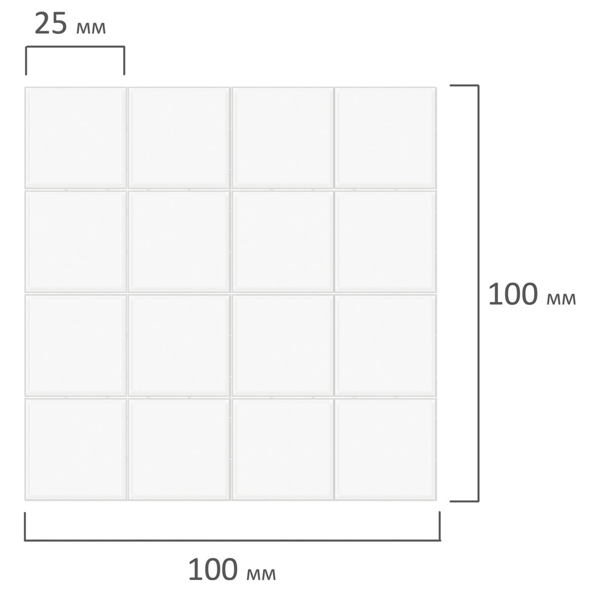 Клеевые подушечки Brauberg двусторонние 25мм х 25мм х 2мм 48 штук - фото 5