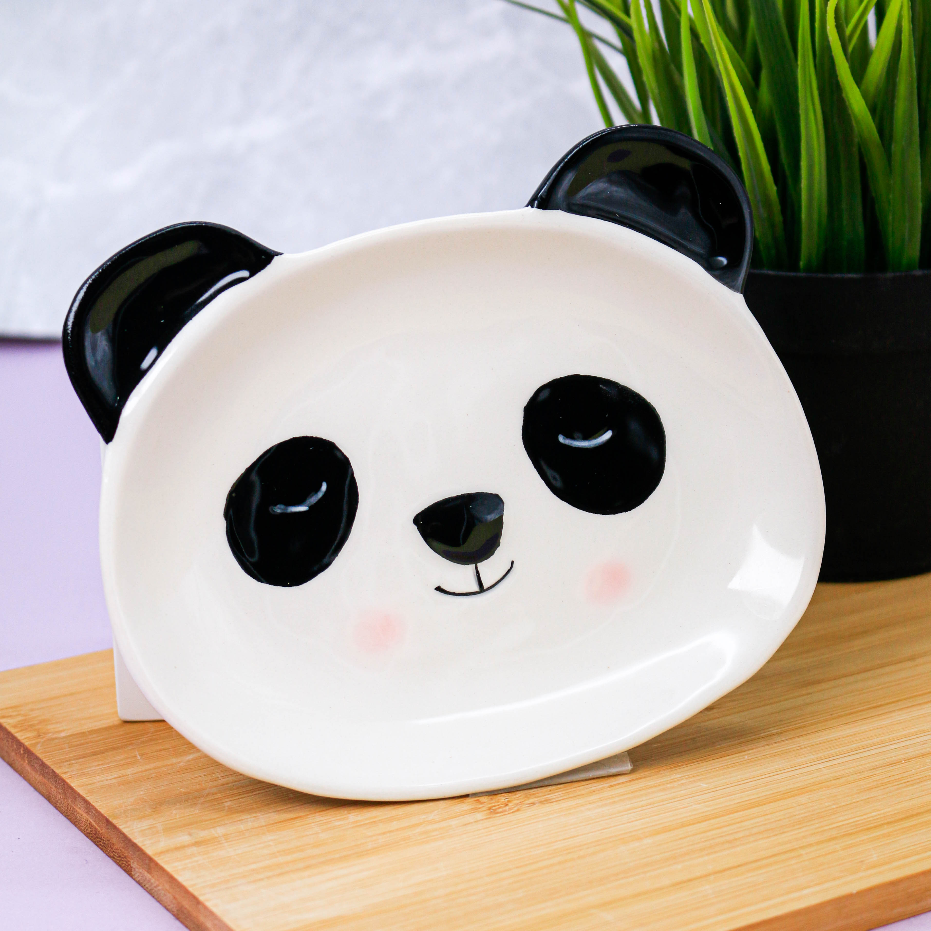 Тарелка керамическая iLikeGift Panda plate - фото 1