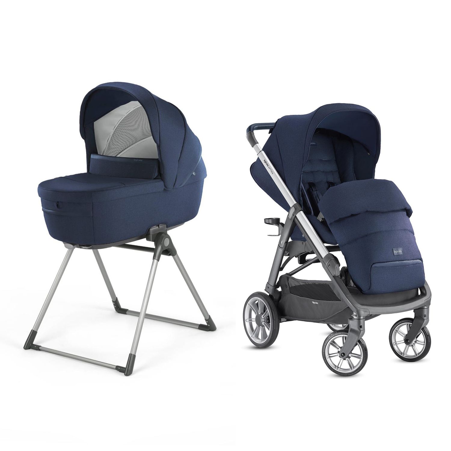 Коляска 2в1 Inglesina Aptica System Duo Portland Blue - фото 12