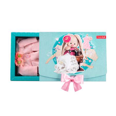 Одежда для кукол BUDI BASA Плащ светло-розовый блестящий для Зайки Ми 18 см OSidS-324