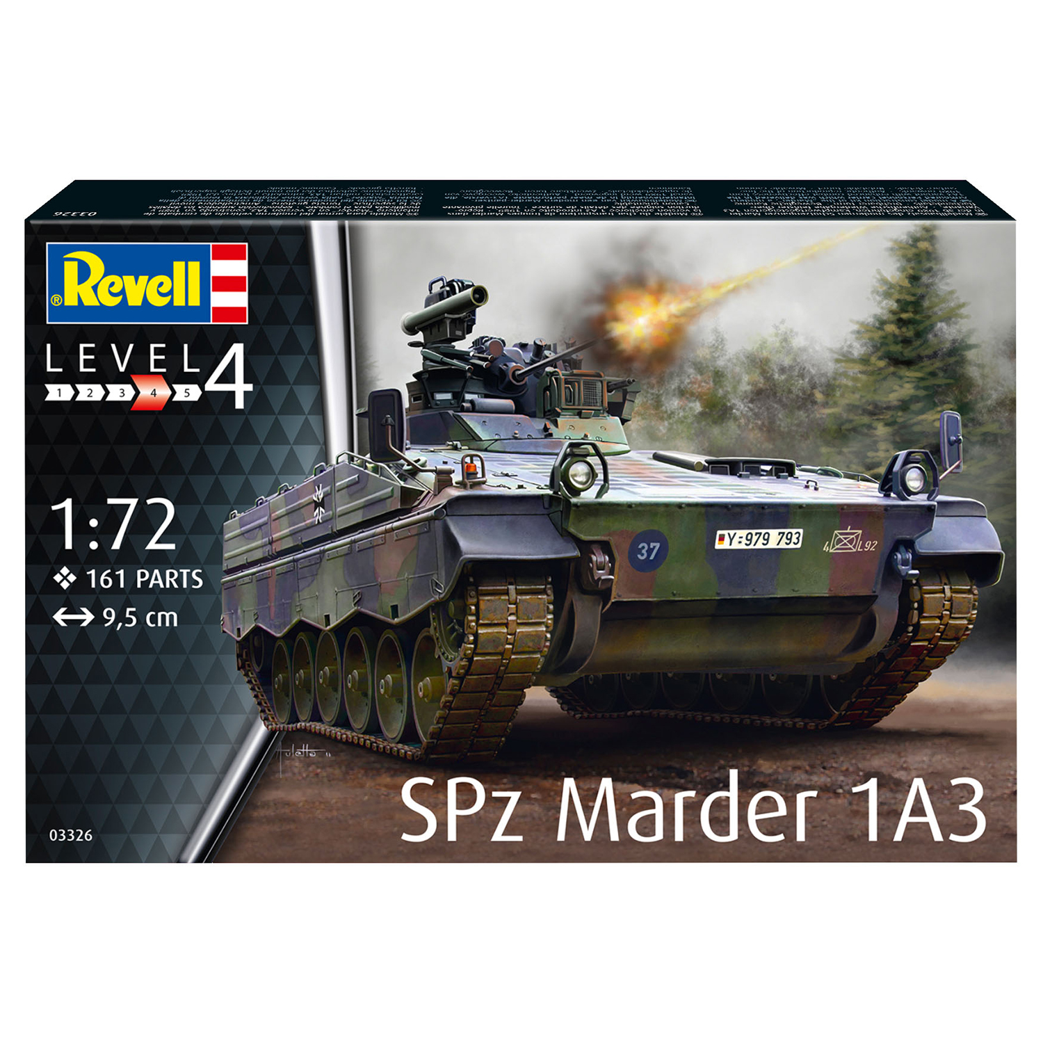 Сборная модель Revell Германская боевая машина пехоты SPz Marder 1A3 Куница 03326 - фото 5