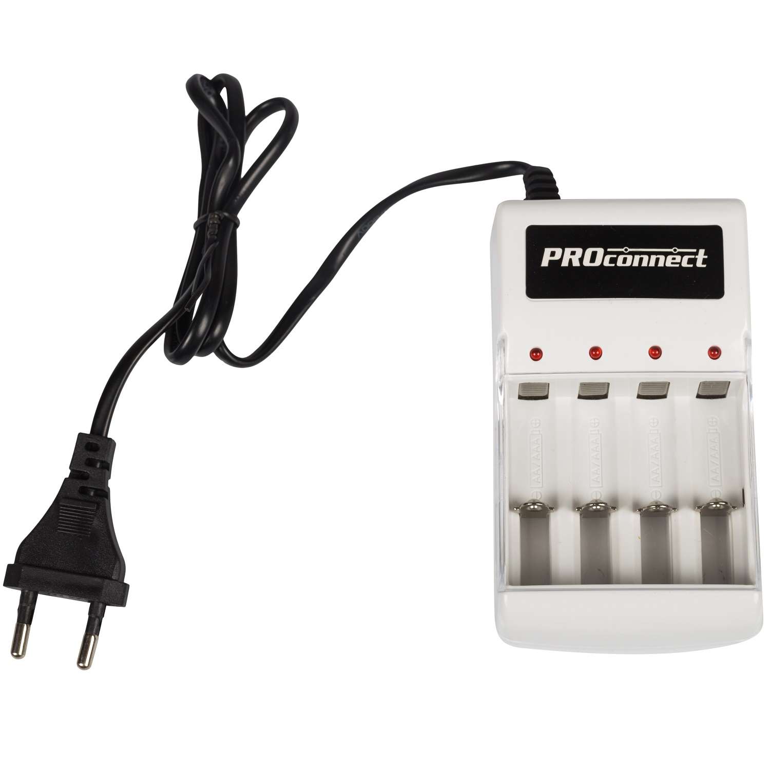 Зарядное устройство PROconnect для 2 или 4 аккумуляторов АА/ААА - фото 1